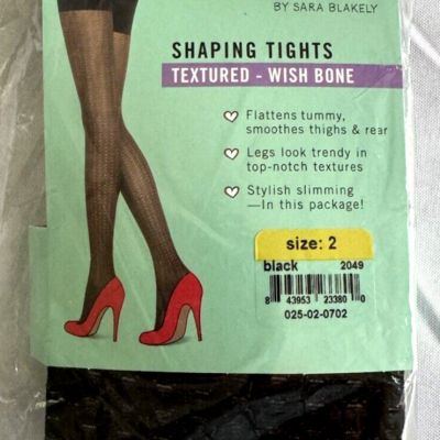 Spanx Love Your Assets Shaping Tights Women's Textured Wish Bone Size 2