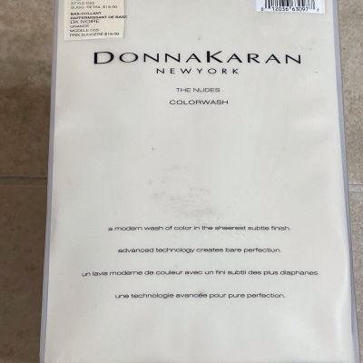 Donna Karan The Nudes Essential Colorwash Hosiery Pantyhose Dk Ivory Sz Tall D55