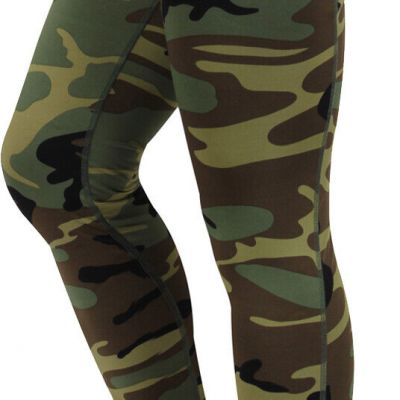 Rothco Womens Camo Stretch Pants Ladies Performance Leggings Snug Yoga Workout