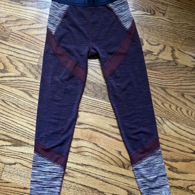 Abercrombie & Fitch Leggings Women's Size Small Cotton Blend Blue Pattern