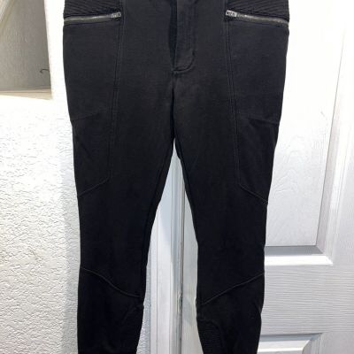 Athleta Women's Size 2 Black Straight Pants Zipper 54023