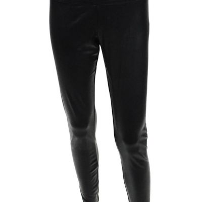 Allsaints Womens Elastic High Waist Slip-On Fashion Leggings Black Size 6