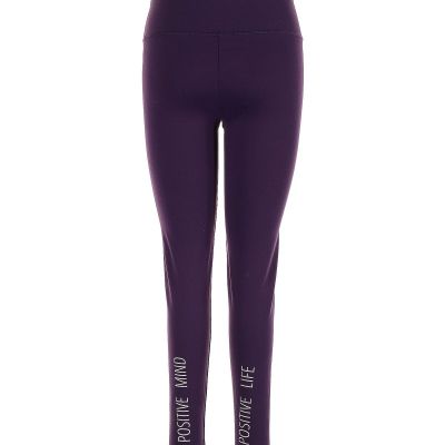 Threads 4 Thought Women Purple Leggings M