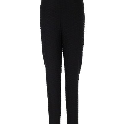 Assorted Brands Women Black Leggings One Size Plus