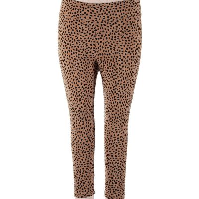 J.Crew Factory Store Women Brown Leggings XL