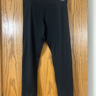 EUC Victoria's Secret PINK Black Ultimate Legging Medium Work Out Lounge