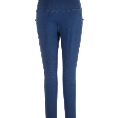 Athleta Women Blue Leggings XL