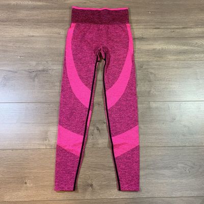 Victoria’s Secret PINK Seamless Leggings Women XS Pink Ankle High Waist Workout