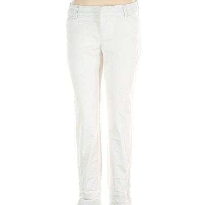 Old Navy Women Ivory Jeggings 6