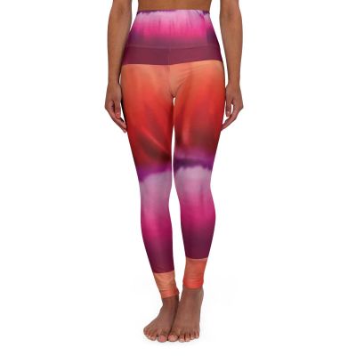 Celion Fashion World's High Waisted Yoga Leggings (AOP).