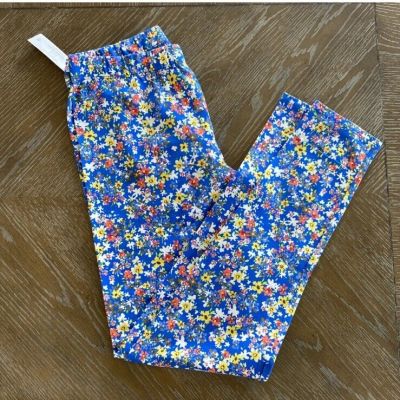 No Boundaries Juniors Size Small (3-5) Multi Floral Ankle Leggings Elastic Waist