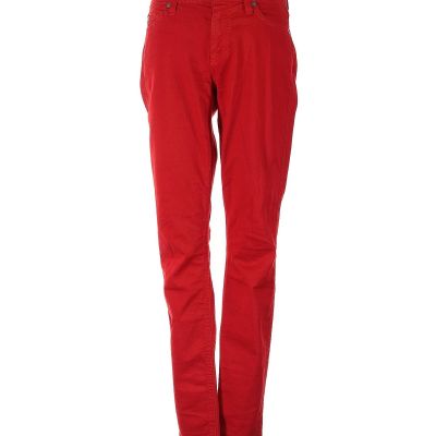 7 For All Mankind Women Red Jeggings 27W