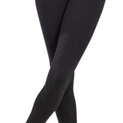 HUE Utopia Cotton-Blend Legging BLACK L NWOT (222)