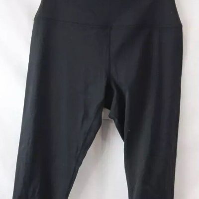 NEW NWT Women's CRZ Yoga Black Tight Capri Active Workout Leggings Size Large