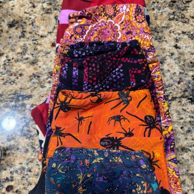 LuLaRoe Leggings One Size Fits All Yoga Pants Multi Color Ladies Girls - Lot 5