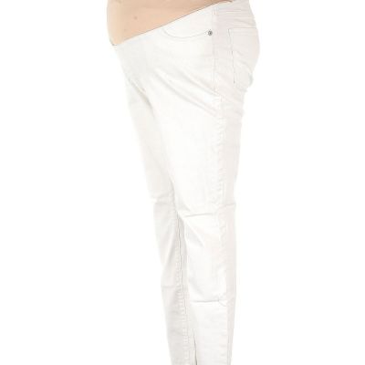 Ann Taylor LOFT Women White Jeggings 8 Maternity