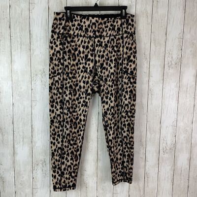 Victoria Secret High Waisted Leggings Crop Cheetah Leopard Animal Print Size 16