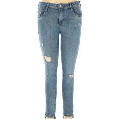 Zara Basic Women Blue Jeggings 6