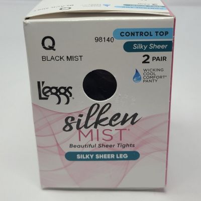 L'eggs Silken Mist Women's Control Top Silky Sheer Q