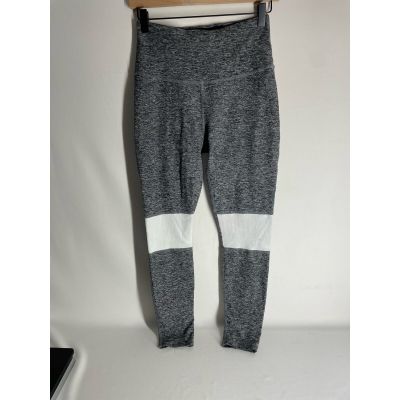 Beyond Yoga Legging Patch Me Up High Wasted Workout Pants Size MED Grey White