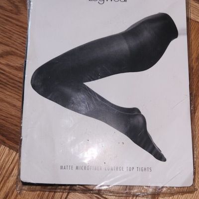 New Avon Legwear Control Top Tights Black Size B