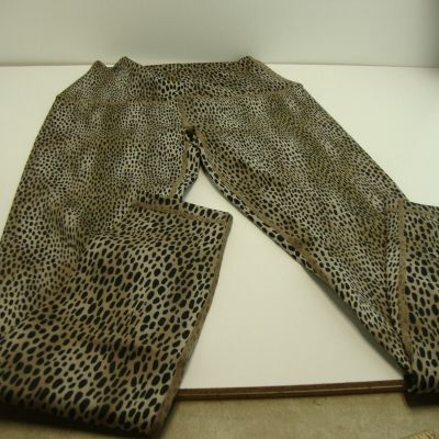 Souke Yoga pants - leopard print size medium Polyester Spandex High Waist