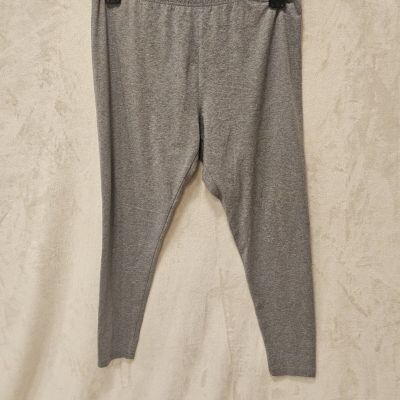 J Jill Leggings Women Sz Large Ankle Stretch Tapered Casual Athleisure Gray