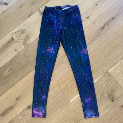 Forever 21 Women's Leggings Blue Galaxy Small