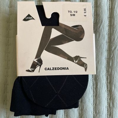 Calzedonia Women's Size Small Black Fashion Tights NWT