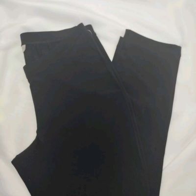 DressBarn Women Black Straight Leg Leggings Size 1X