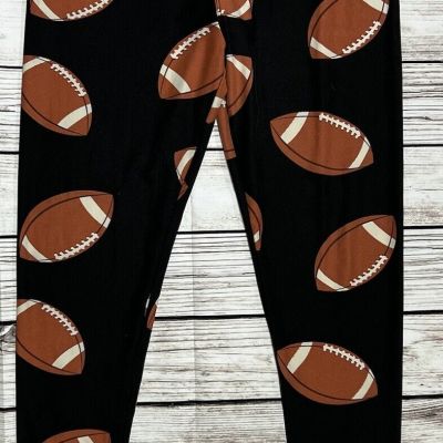 Rare LuLaRoe Football Buttery Leggings Women’s Size T/C Tall & Curvy 12-22