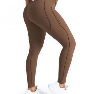 Butt Lifting Leggings for Women High Waisted Workout Gym X-Large #1 Coffee