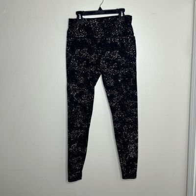 Sweaty Betty Power Workout Leggings Full Length Black Confetti size Small