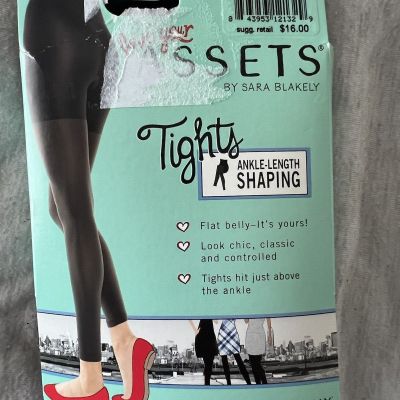 Spanx Assets Tights Ankle-Length Shaping Black Size 1 849B Brand New in Package