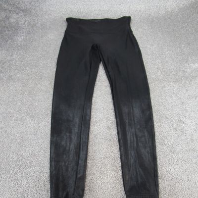 Spanx Leggings Womens XL Black Faux Leather