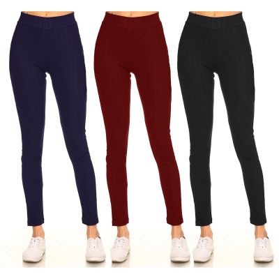 Women's Denim Looks Stretchy Full Length Leggings Long Leggings