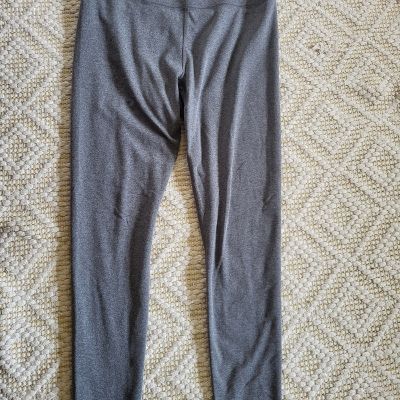 Uniqlo Dry Fit Cool Touch Womens Athletic Leggings Light Gray Size L