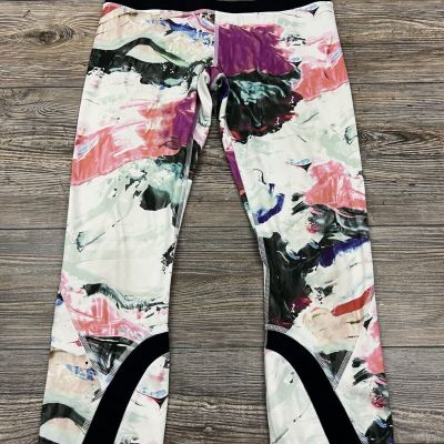 Lululemon Women's Run Inspire Crop II Pigment Wave Mid Rise Leggings Size 6