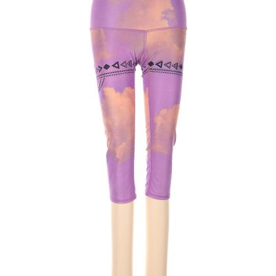 Teeki Women Purple Leggings XS