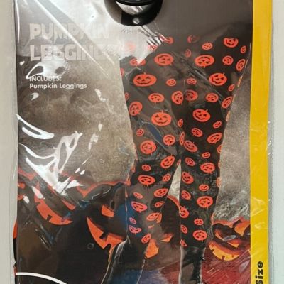 Spirit Halloween Leggings Plus Size 1x (18-20) Pumpkin Leggings - New  L