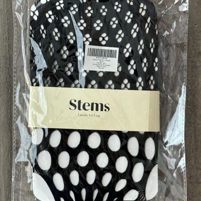 Stems Circle Fishnet Tight Black One Size Style # Stem-5031