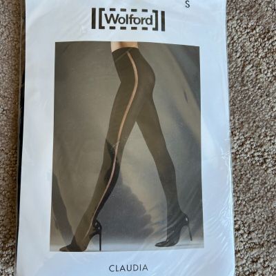 New in Box Wolford Claudia Tights 14488 Black size S