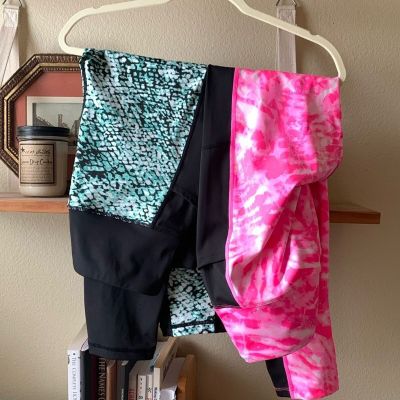 Bundle of 2 Lularoe Workout Pants Fearless, Capri and Full length