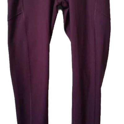 Victoria’s Secret plum essential leggings size 6 7/8 length