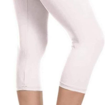 Leggings Depot Women's High Waist Leggings Soft 1” Waistband Solid Leggings Pant