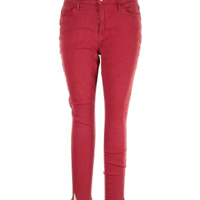 FRAME Women Red Jeggings 33W