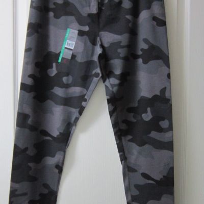 No Boundaries Gray Camouflage Ankle Leggings Women's Size XL