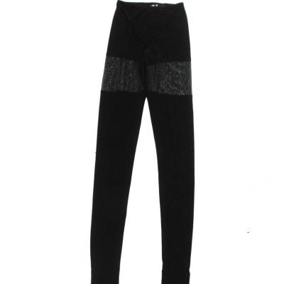Norma Kamali Women's Pull-On Sheer Mesh Stocking Black Size XS/29