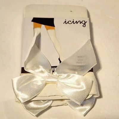 Costume Barbie anime thigh hi tights bow ribbon white Icing Fashion stocking