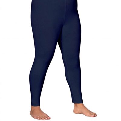 On The Plus Side plus size leggings in Navy